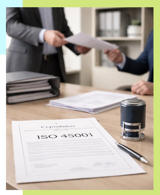 Сертификат ISO 45001 в Юбилейном под ключ от 46364 р. | Сертэкс